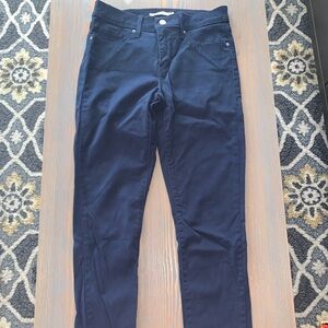 Levi's Navy Blue Straight Leg Pants